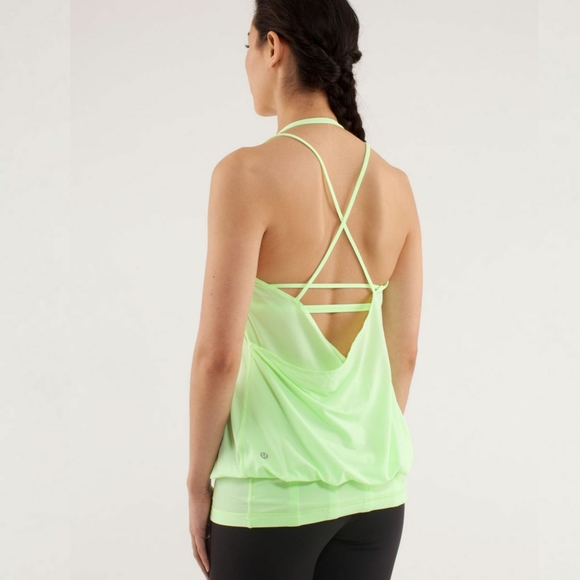 lululemon athletica Tops - Lululemon Flow And Go Tank II Faded Zap